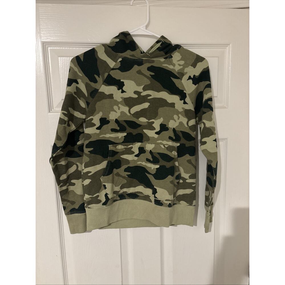Boys Hoodie, Large (10/12), Wonder Nation, Army Green (A22)